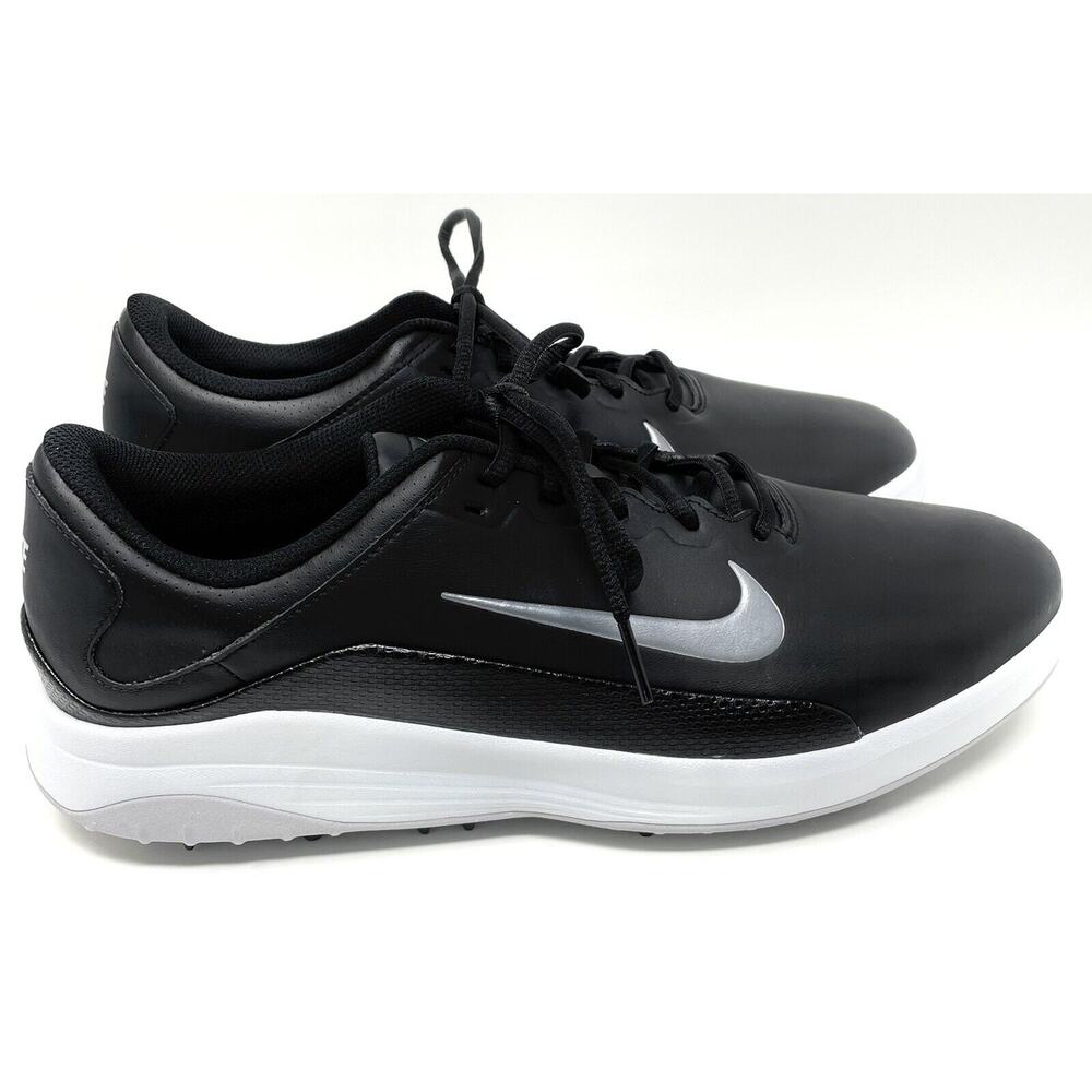 Nike Vapor Spikeless Black Grey Golf Shoes Fitsole Mens Sz 12 AQ2302-001 NO BOX